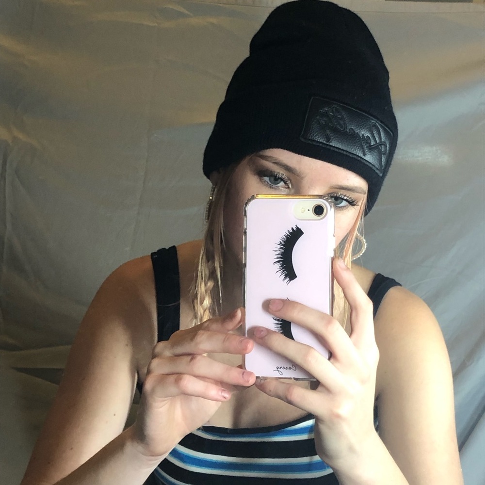 Black beanie